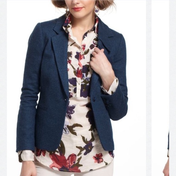 Anthro pleated collar blazer - Picture 2 of 4