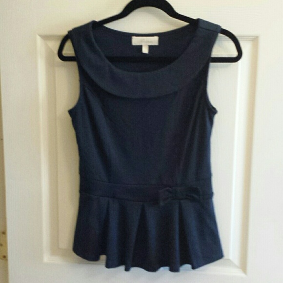 Monteau Peplum Top-M