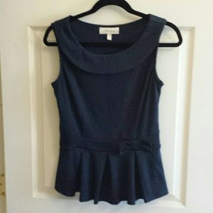 Monteau Peplum Top-M