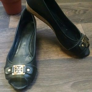 Tory Burch cork wedge shoe Tory Burch cork wedge shoe