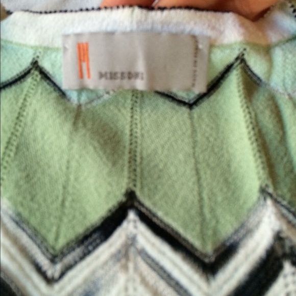 Authentic Missoni Chevron Cardigan -  Mint green - Picture 2 of 3
