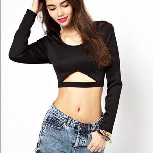 NWOT MINKPINK Crop Top sz XS