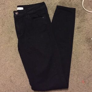 Black Mid-Waisted A&F Jeans (Size 6/28)