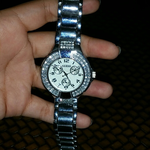 Stainless steel Guess watch