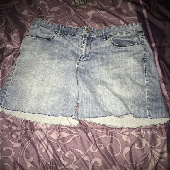 Denim shorts