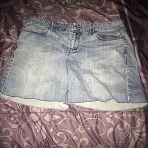 Denim shorts