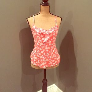 Floral Old Navy tank top.