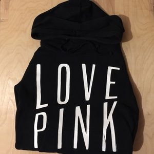 Victoria's Secret Black Love Pink Hoodie SM.