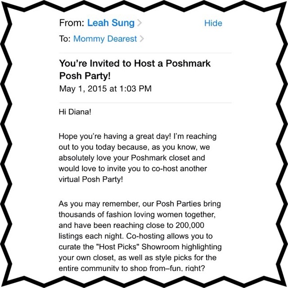 🎉Co-Hosting my 2nd Posh Party on 5/30/15🎉 - Picture 2 of 3