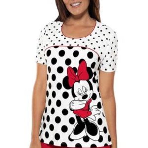Limelight Minnie Mouse Scrub Top ❤️