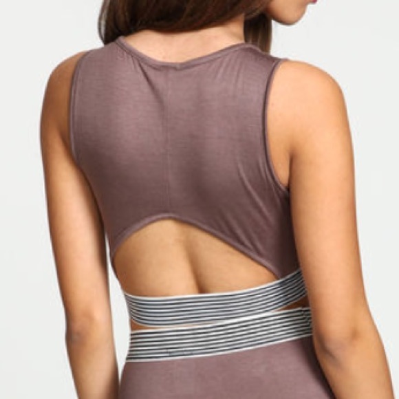 Cut Out Crop Top #C15 - Picture 3 of 3