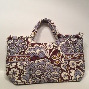 Vera Bradley Gabby handbag in Slate Blooms