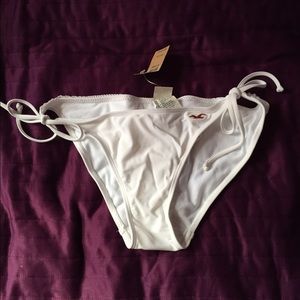 White bathing suit bottom