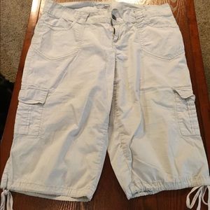Gap (cargo short) and Maurice's (capris)...