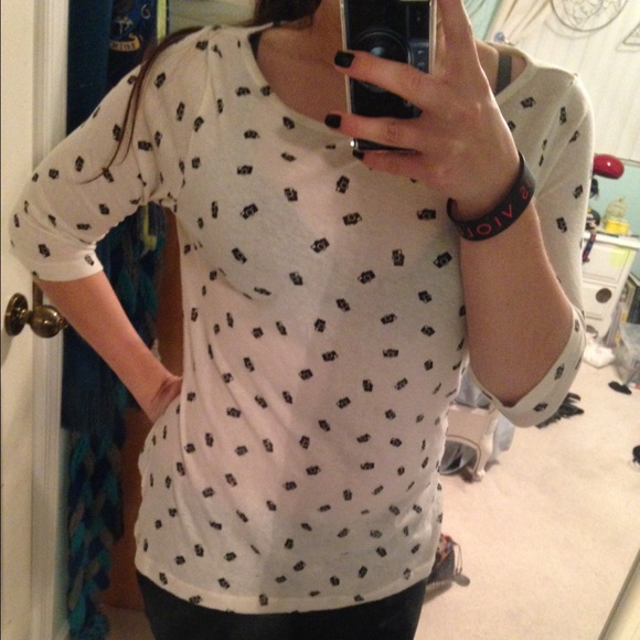BDG 3/4 Sleeve Top