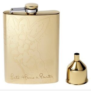 Lilly Pulitzer for Target Gold Plated Flask