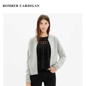 Closet clear out sale Madewell bomber cardigan