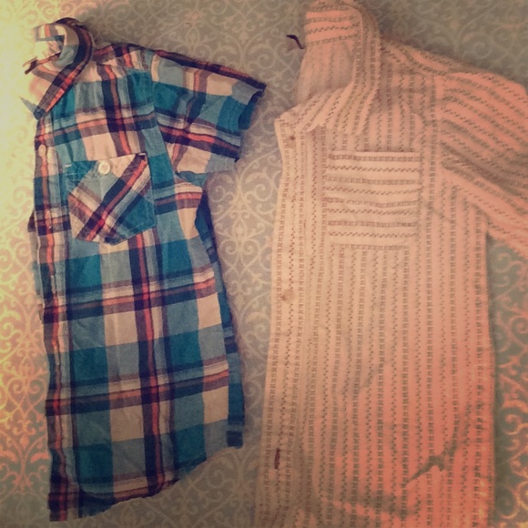 Boys Short Button Up 5T