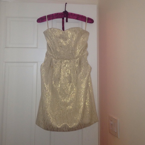 Gold Cocktail Dress