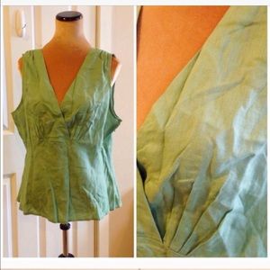 J.Jill sleeveless linen top sz 18