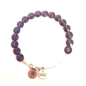 Alex & Ani amethyst bracelet