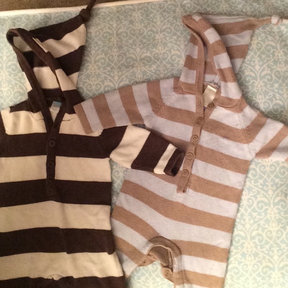 SOLD..Baby Hoodie One Piece 3-6months