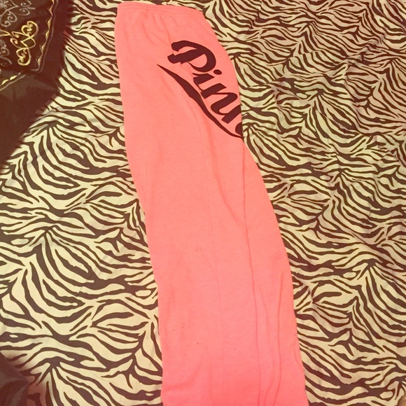 Pink sweatpants
