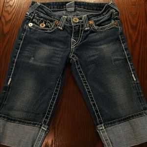 True Religion Capris Size 24