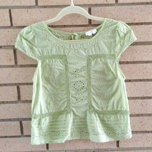 Green anthropologie top