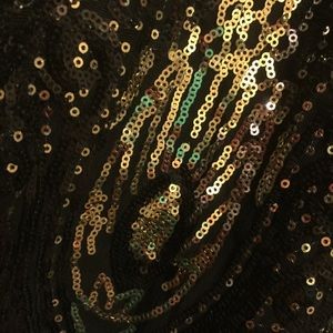 Sz. 3X Forever 21 Sequin Peacock Feather Top