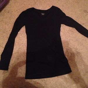 Plain black long sleeve