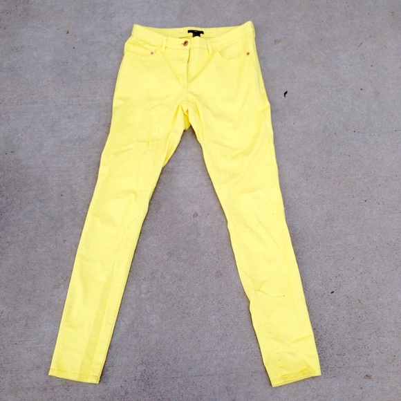 High waisted yellow jeans - Picture 1 of 3