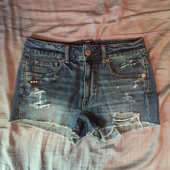 Sold...NWOT AEO Hi-Rise shorties
