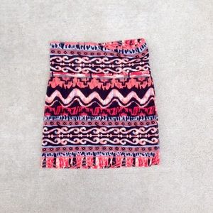 Tribal tight fitting skirt