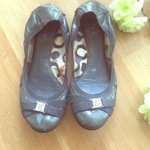 Coach Gray Flats❤️