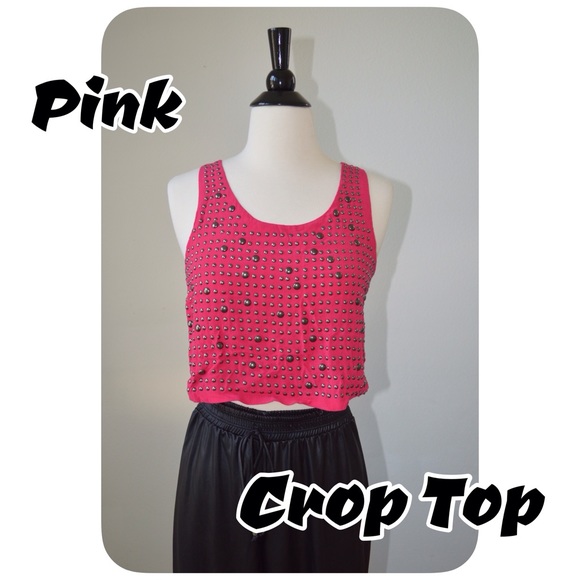 Pink Crop Top