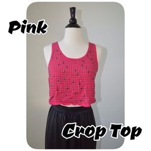 Pink Crop Top