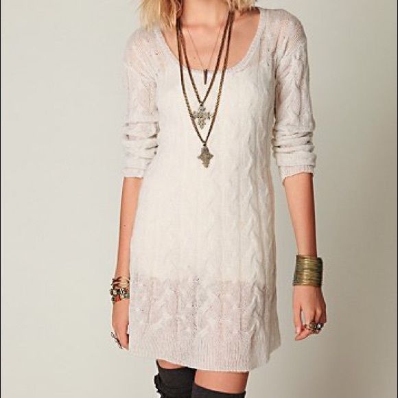 Free People Dresses & Skirts - Free People Sweater Dress Tunic