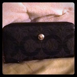 Black Coach wallet