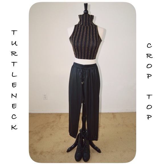 Turtleneck Crop Top