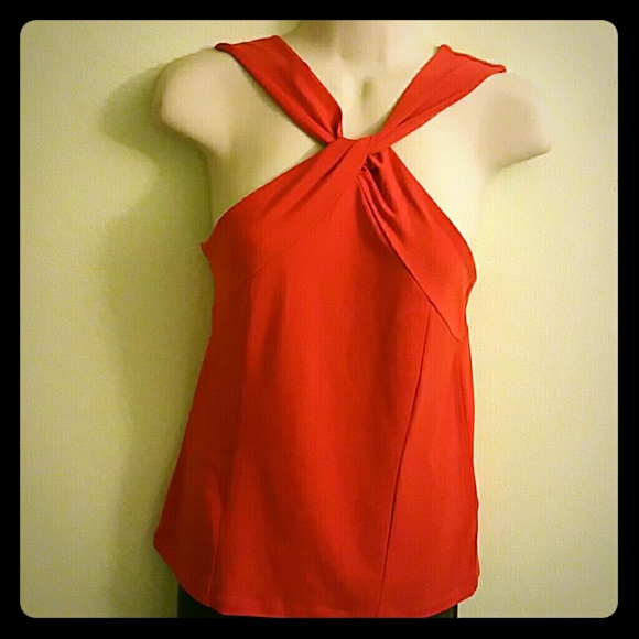 Sexy red orange top