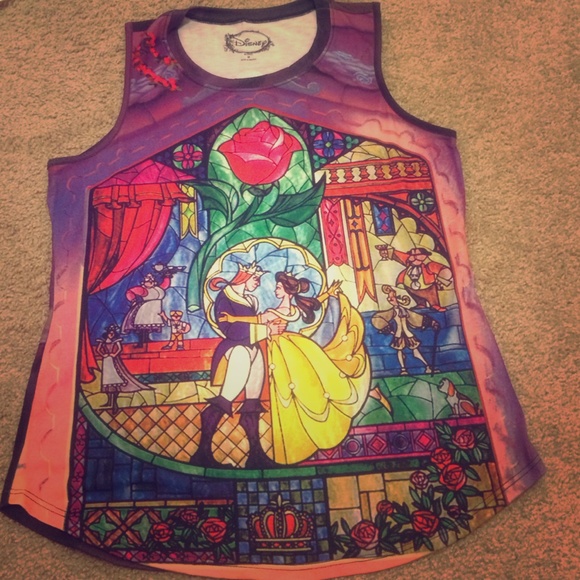 Disney Beauty and the Beast tank top