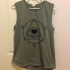 Evil Eye sleeveless shirt