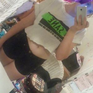 S.A.N.E. cropped t, shirt