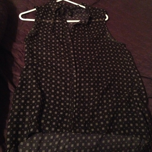 H&M brand new collared tank, size 6