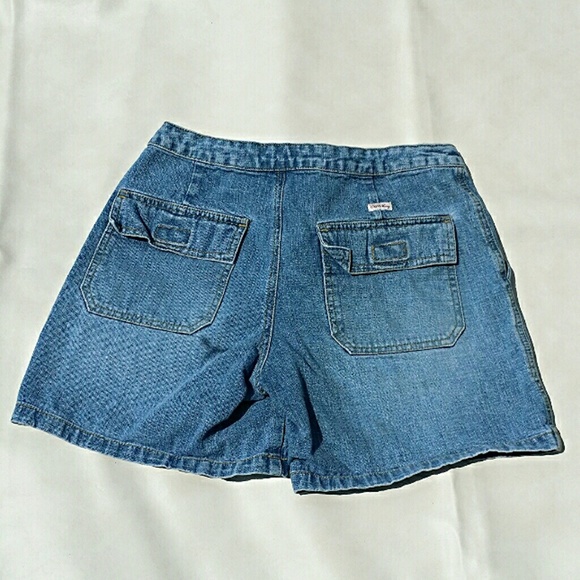 Old Navy Tie Waist Denim Shorts - Picture 4 of 4