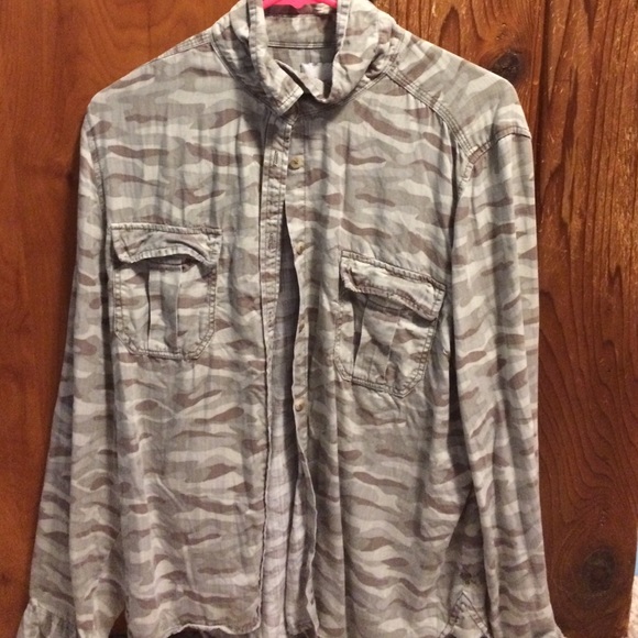 Camouflage Button Up - Picture 1 of 1
