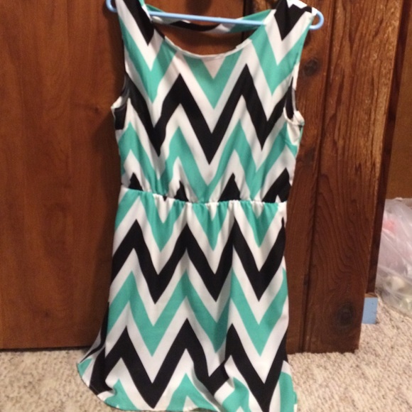 Chevron Tank Top Dress