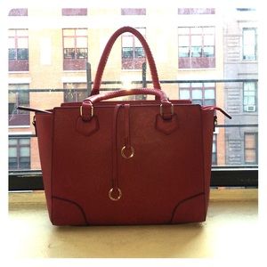 JustFab red shoulder purse