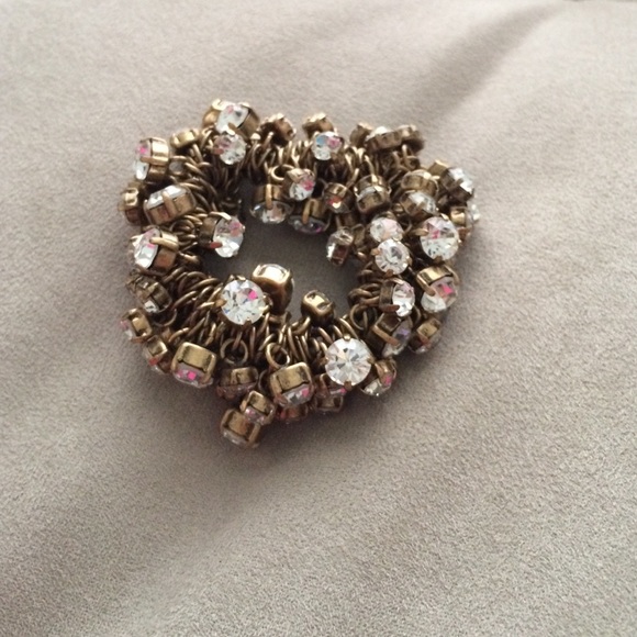 J. Crew chunky crystal bracelet